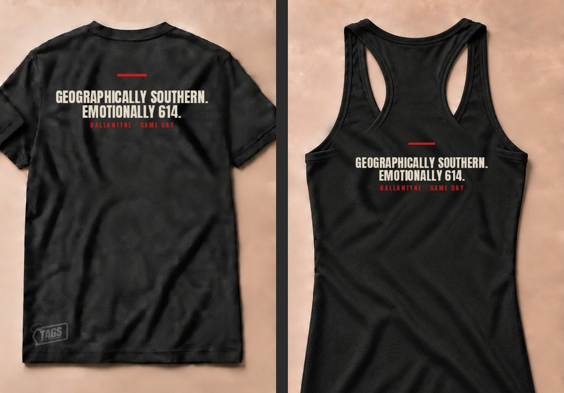 Black tee and tank backs, option 01