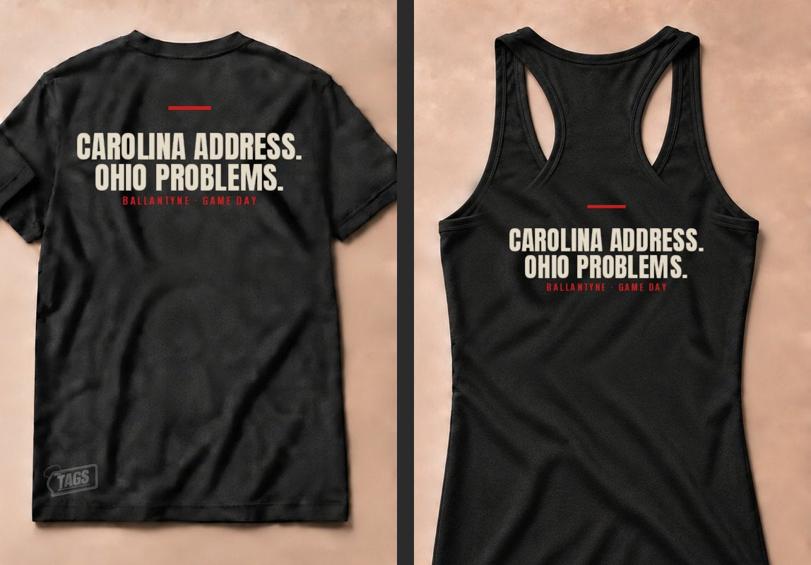 Black tee and tank backs, option 05